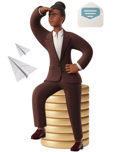 3D illustration of a diverse group of people